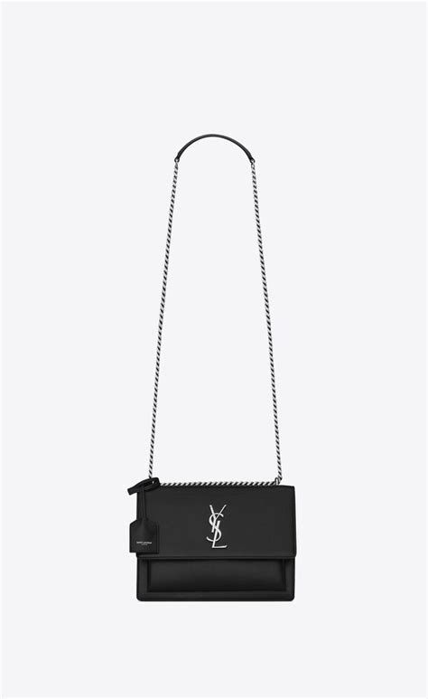 ysl sunset blanc vintage|SUNSET MEDIUM IN SMOOTH LEATHER .